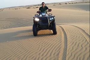 Dune-bashing-with-quad-bike-at-Jasialmer Dune-bashing-with-quad-bike-at-Jasialmer